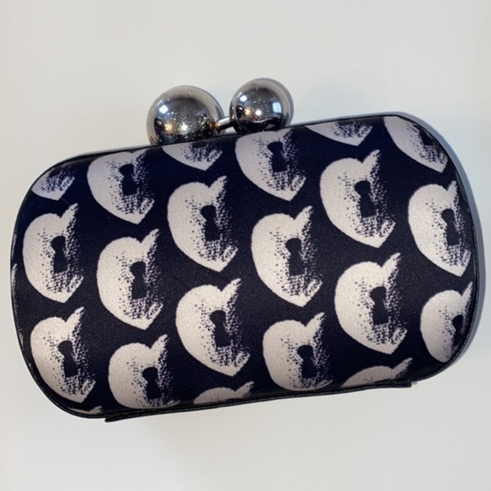 DVF Sphere Miniaudiere Print Satin